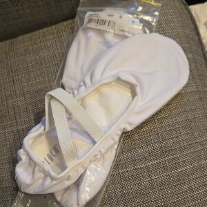 Bloch White Men's Canvas Ballet Slippers